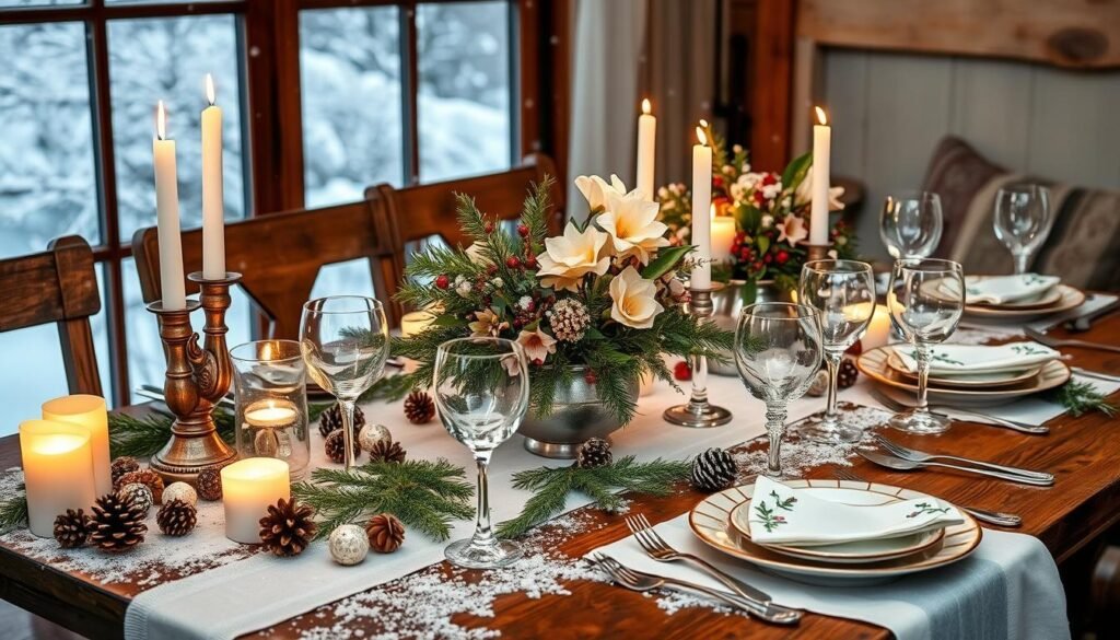 winter tablescapes